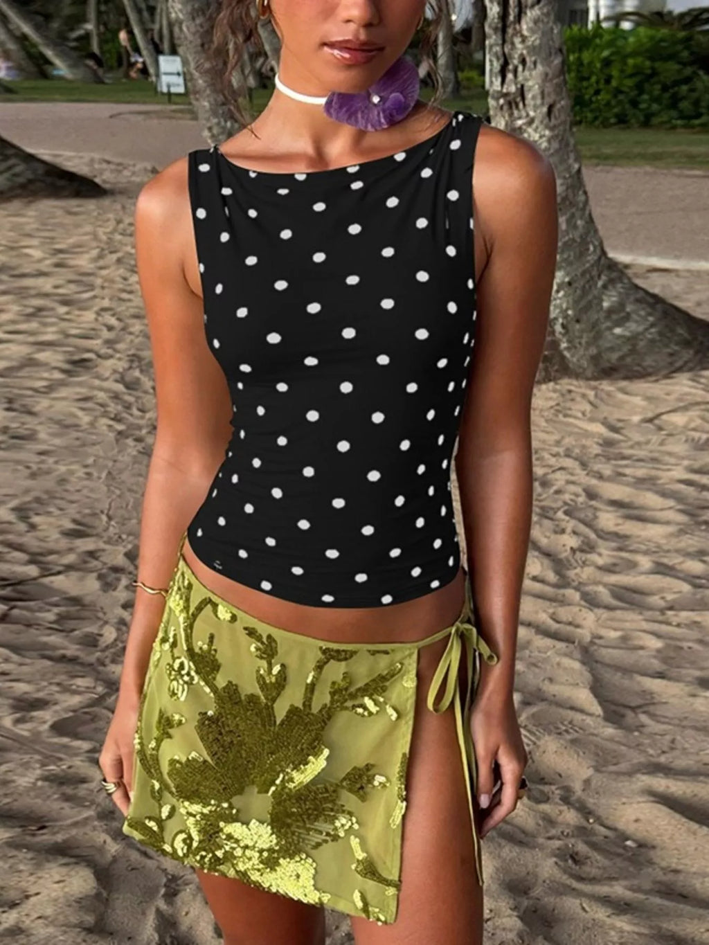 Polka Dot Tank Top