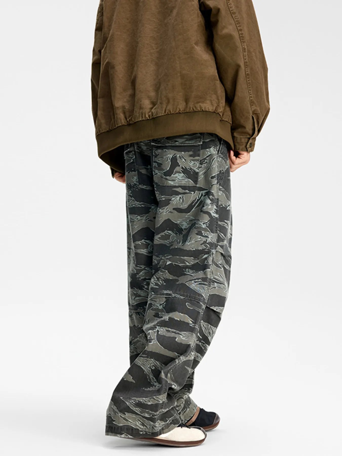 Men's Camouflage Wide Leg Pants