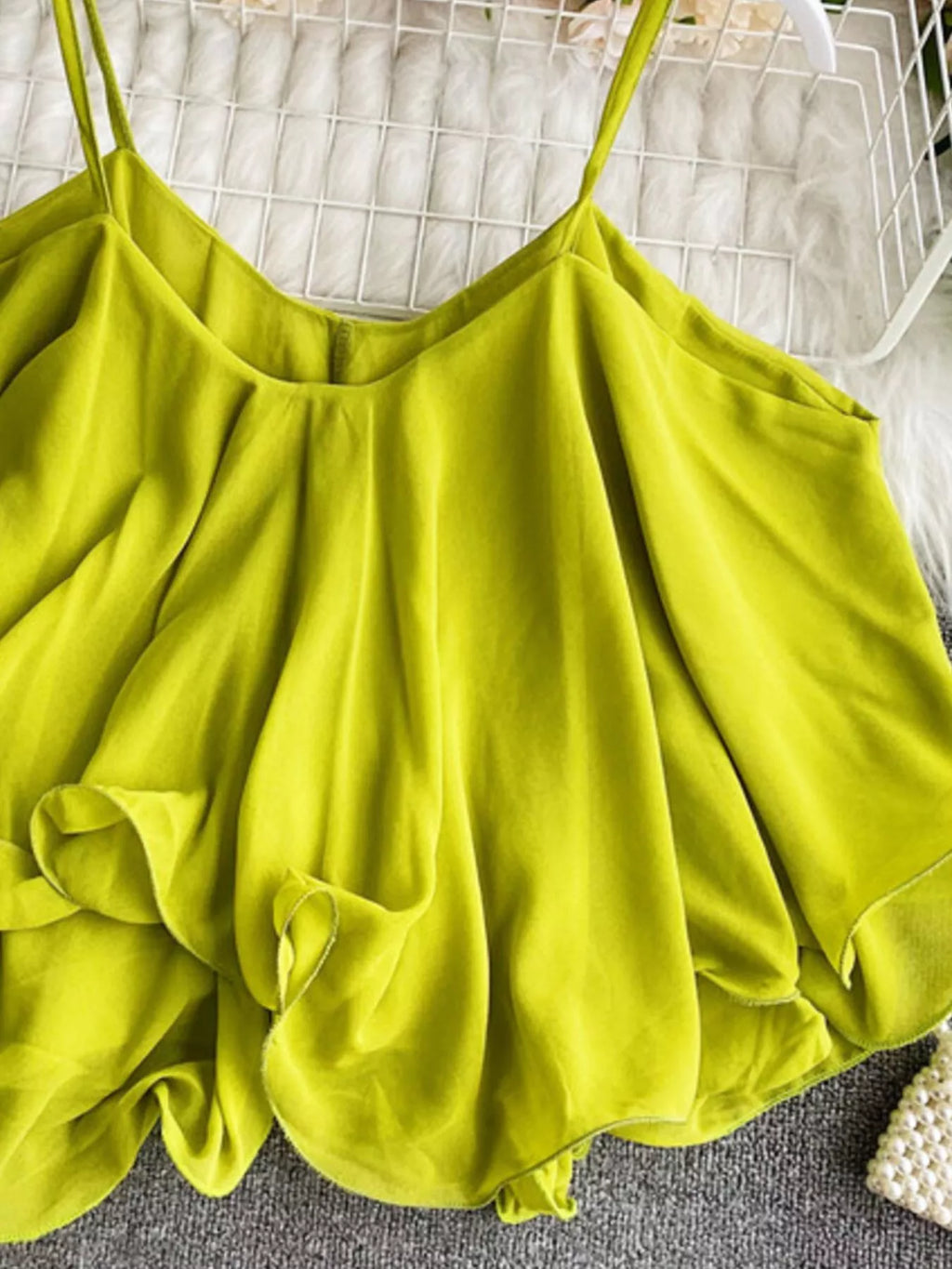 Ruffled Flowy Cami