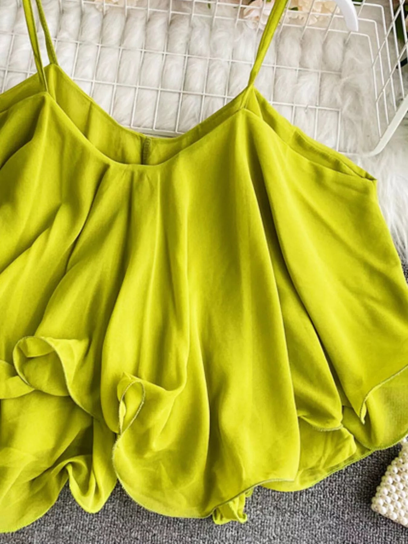 Ruffled Flowy Cami