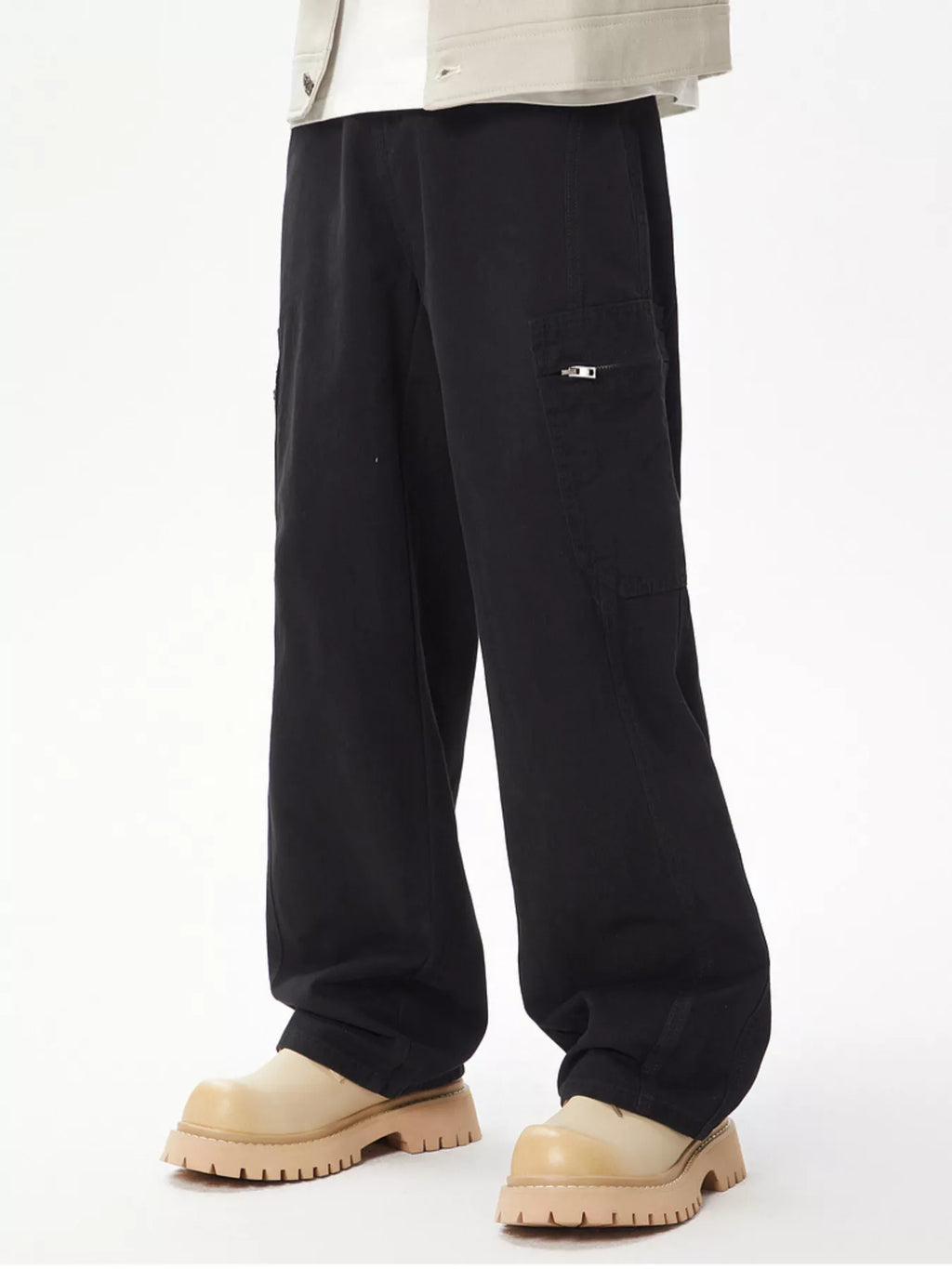 Me's Wide Leg Cargo Pants