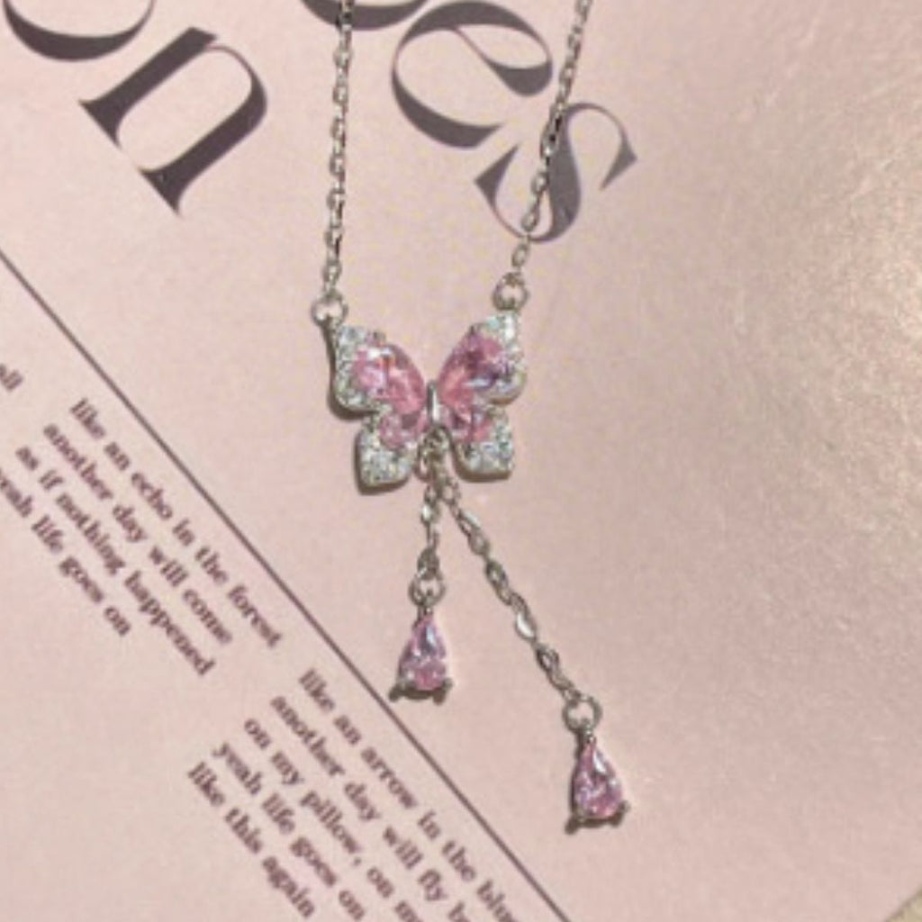 925 Sterling Silver Butterfly Necklace