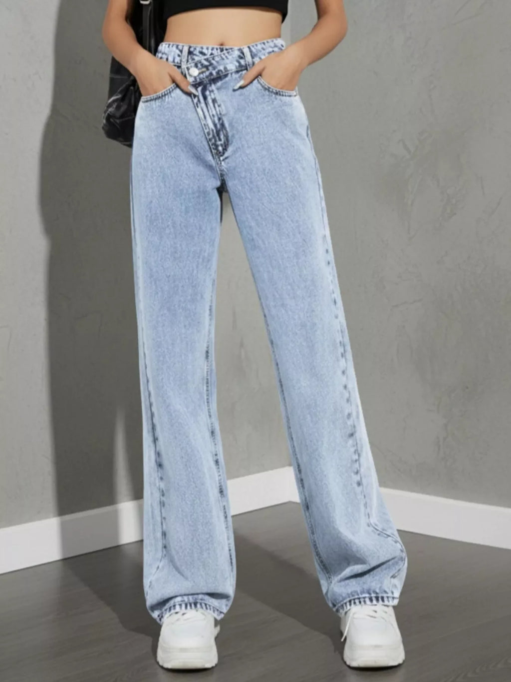 High Waist Wide Leg Jeans