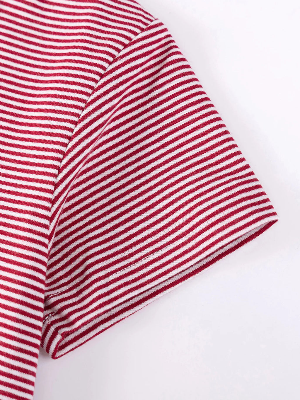 Children's Striped Puppy Short Sleeve Casual Dress