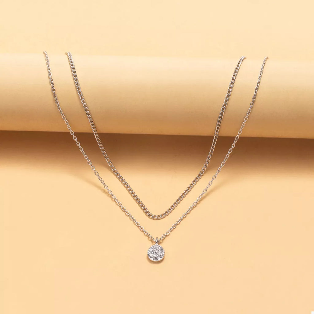 Double Layered Pendant Necklace