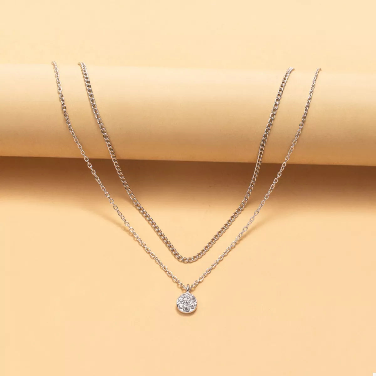 Double Layered Pendant Necklace
