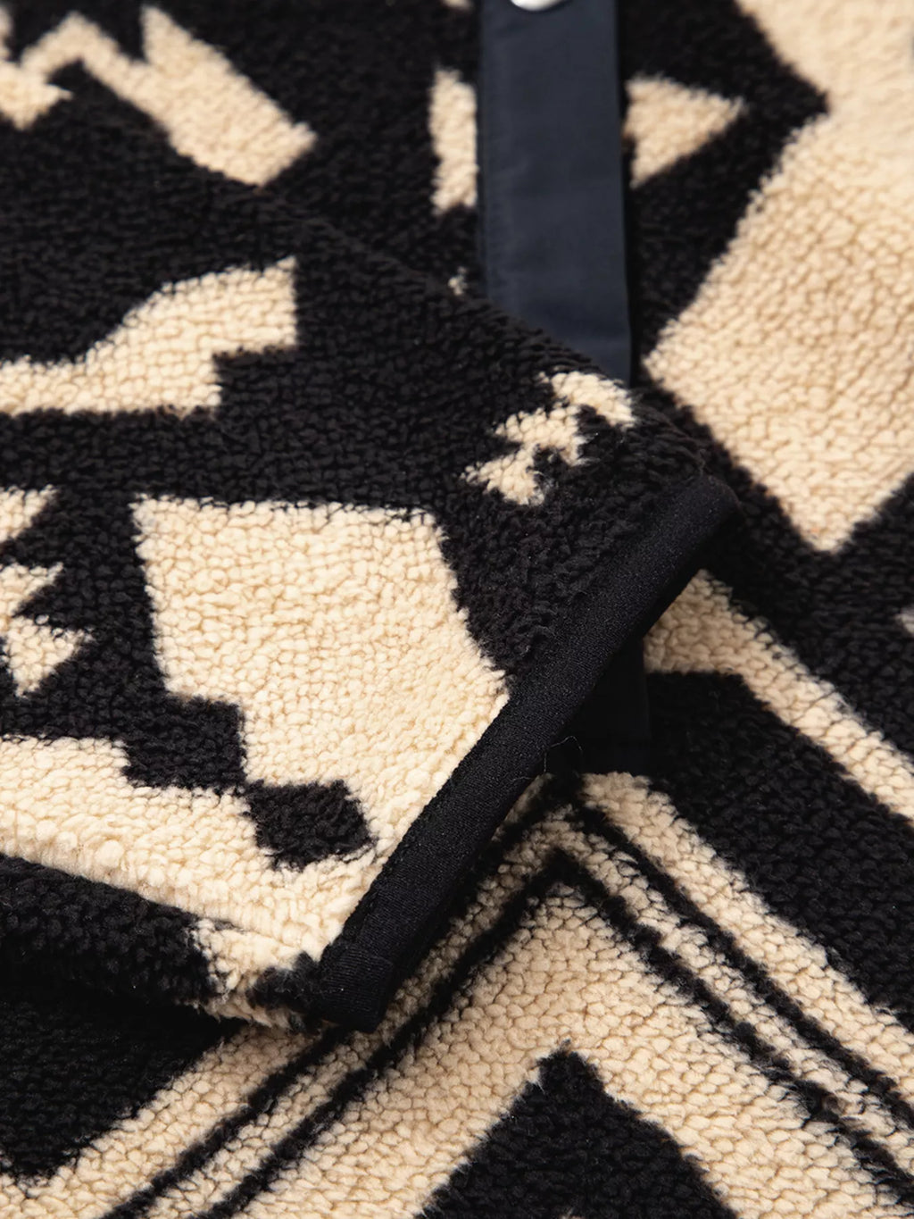 Western Aztec Half Zip Plush Sweatshirt