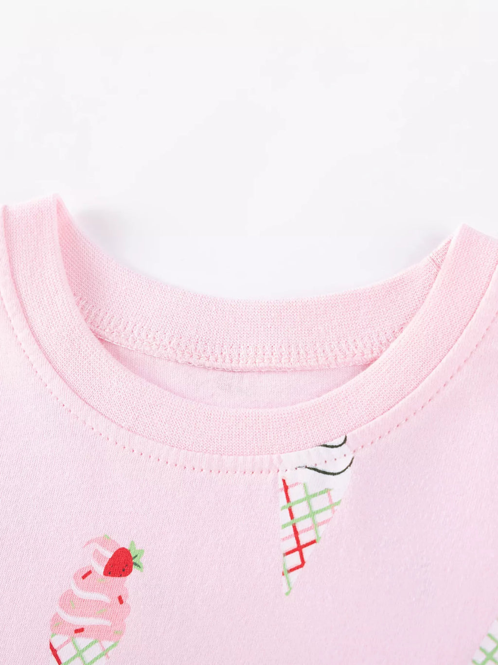 Children's Ice Cream Print Casual Dress