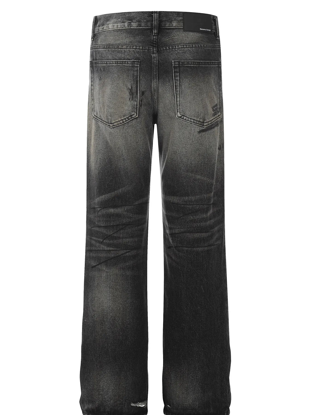 Men's Distressed Wide Leg Jeans