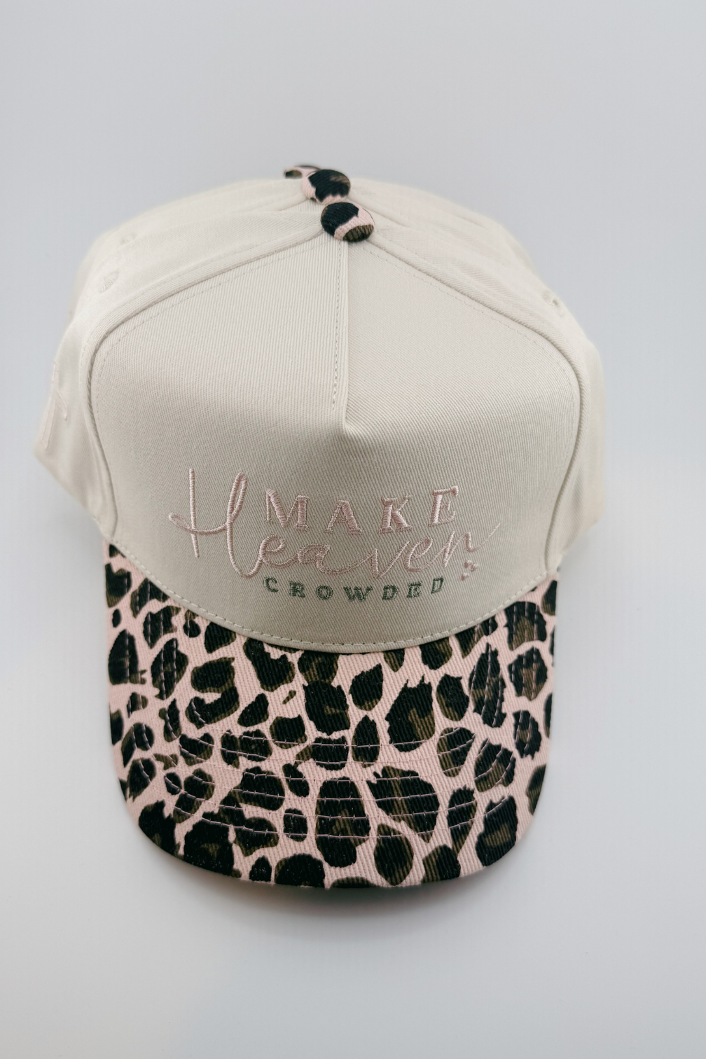 TRR - Cotton Structured Hat  -  SNAP BACK - MAKE HEAVEN CROWDED
