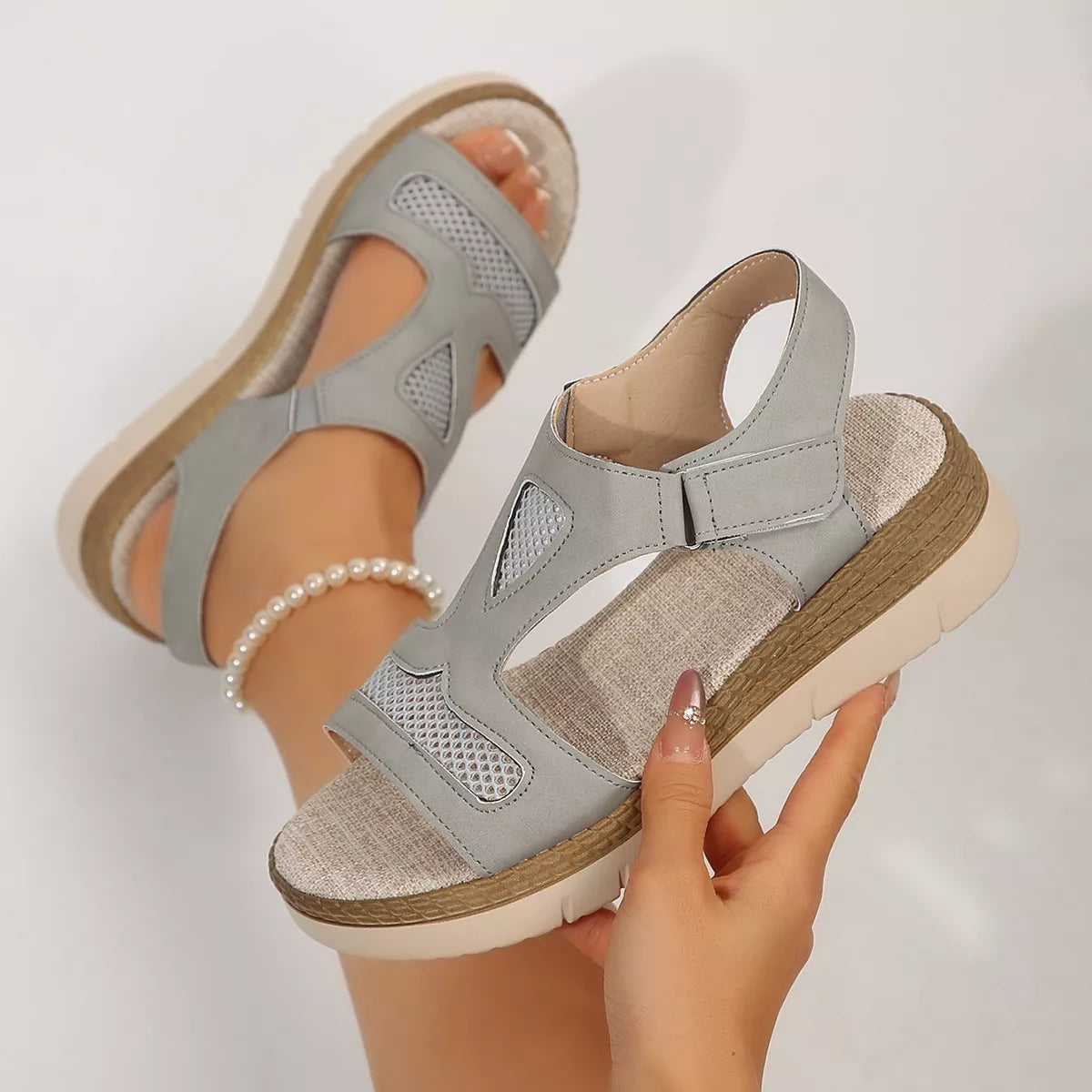 Open Toe Wedge Sandals