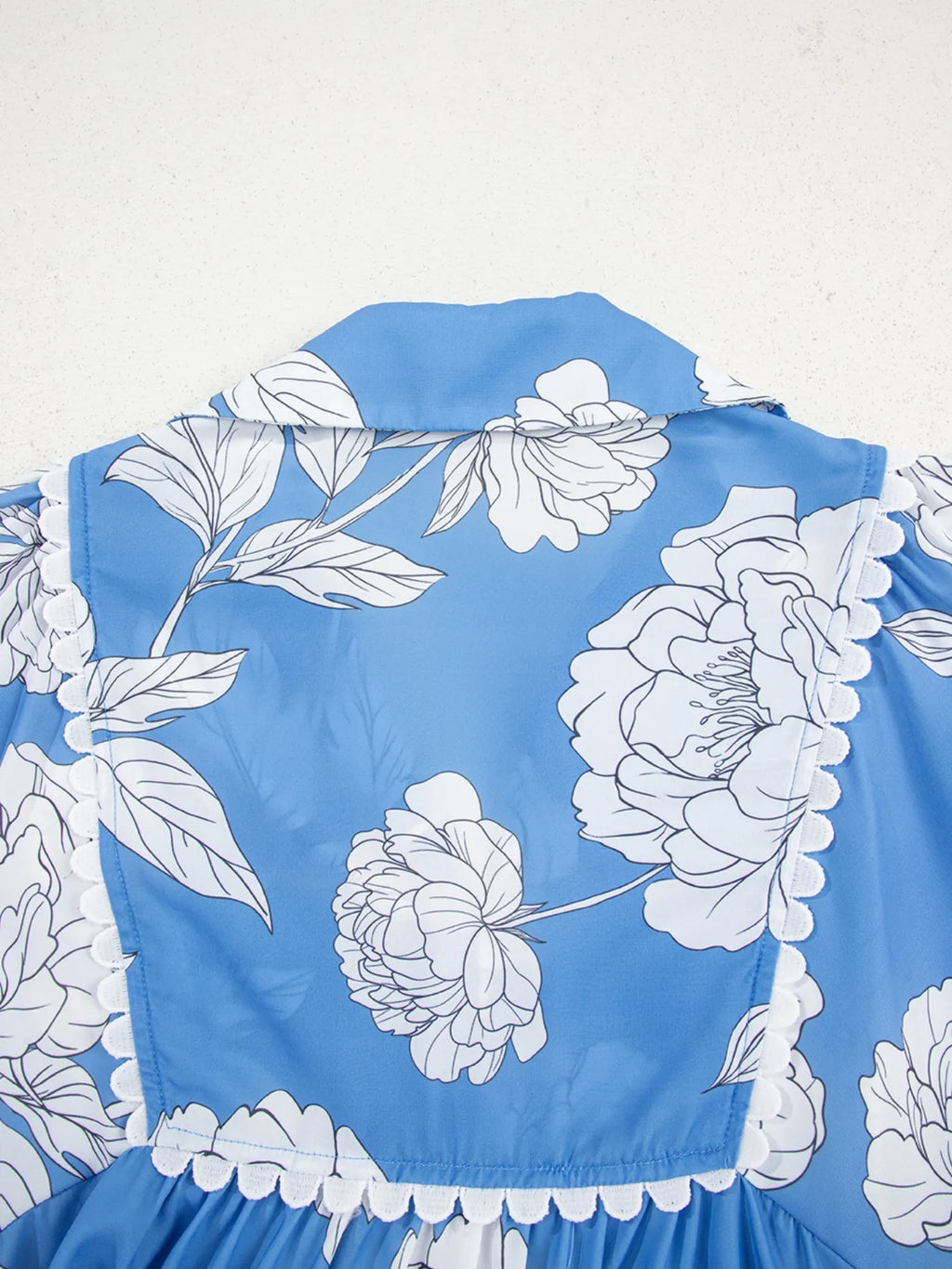 Floral Print Babydoll Blouse