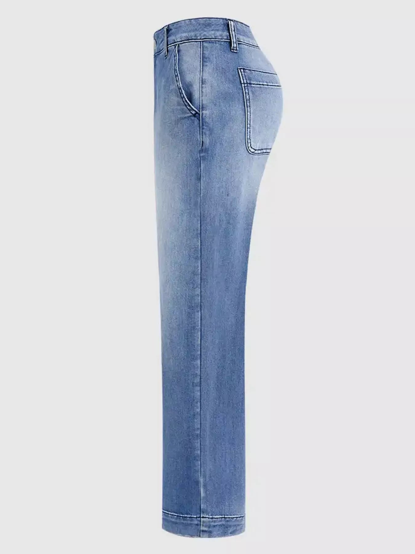 High-Waisted Relaxed Fit Jeans