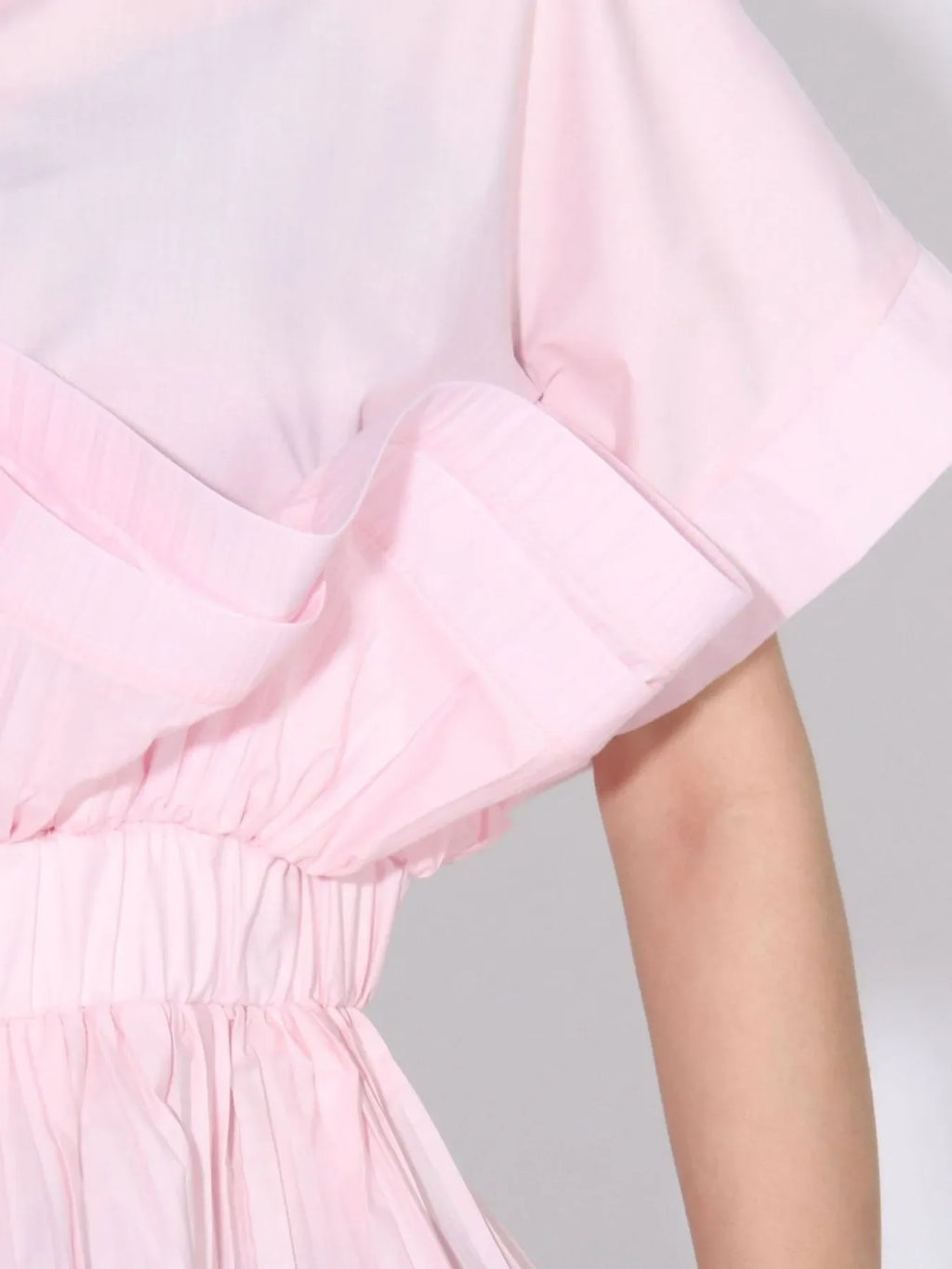 Ruffle Peplum Button-Down Shirt