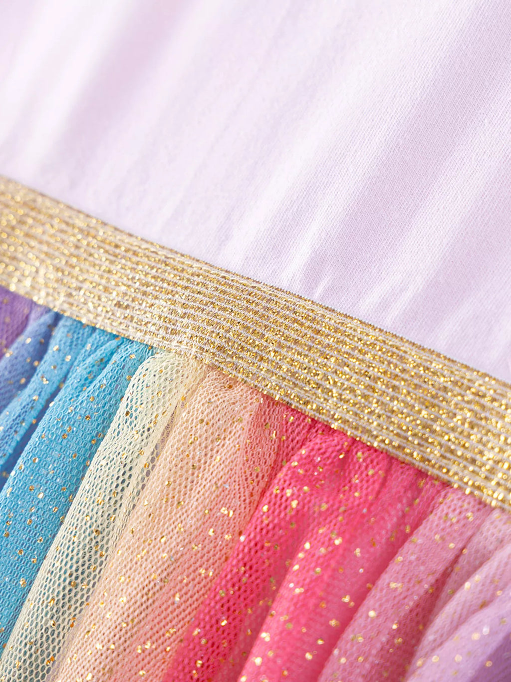 Children's Unicorn Rainbow Tulle Dress