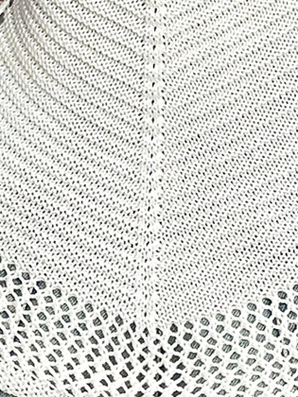 Openwork Scoop Neck Knit Cami