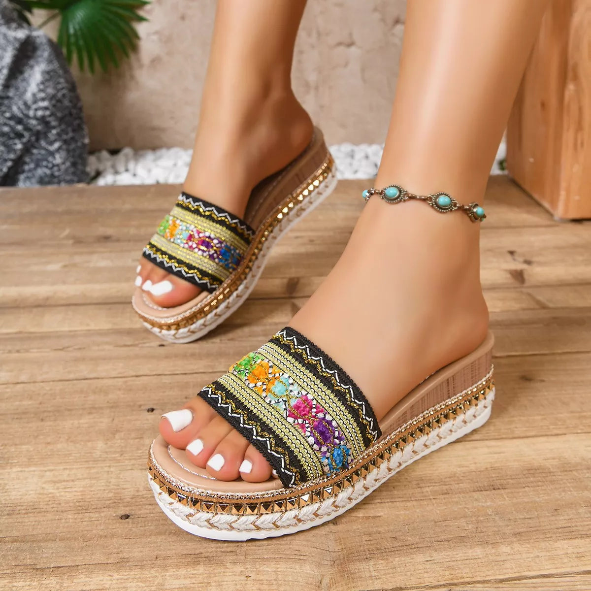 Open Toe Platform Sandals