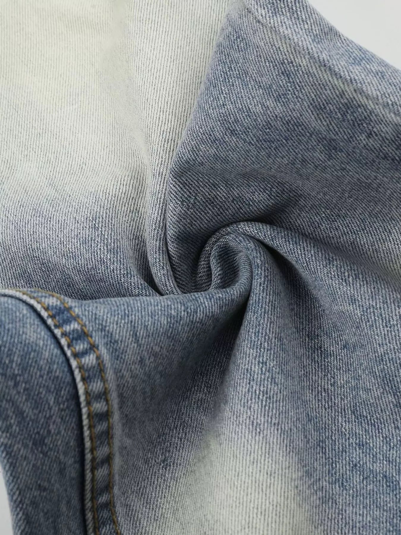 Men's Washed Wide Leg Jeans