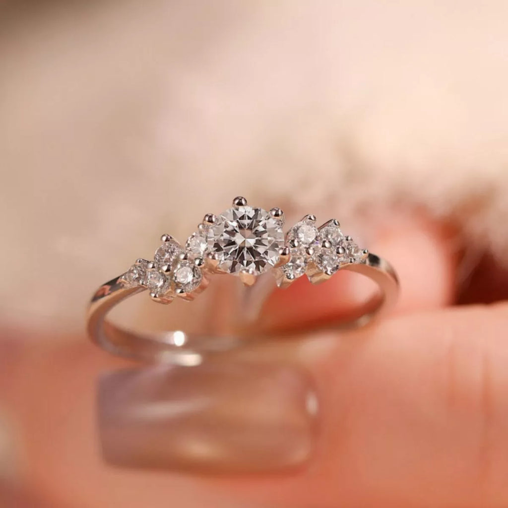 2 Carat Moissanite 925 Sterling Silver Ring