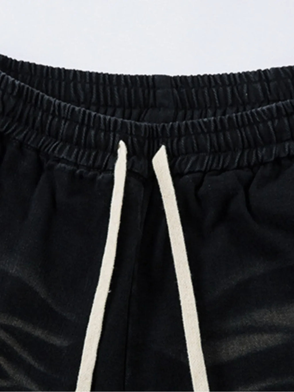 Men's Drawstring Wide Leg Cargo Jeans