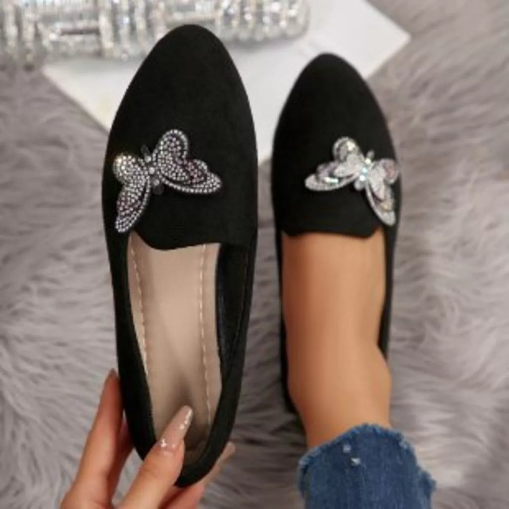 Butterfly Decor Slip-Ons