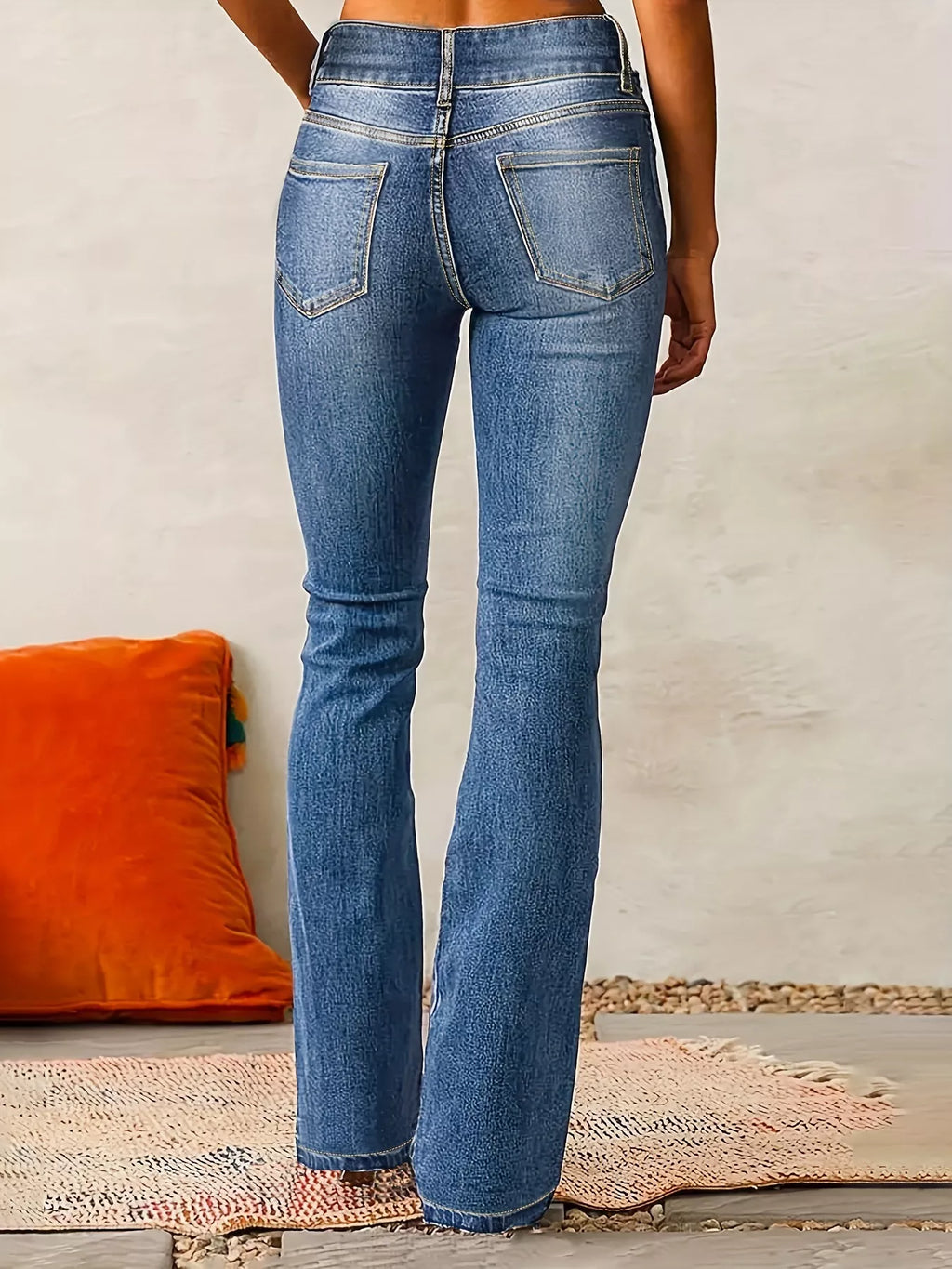 High-Waisted Flare Jeans