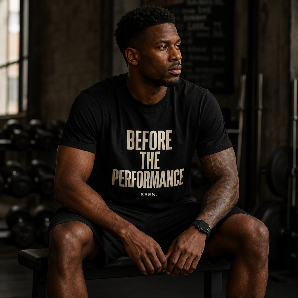 Before The Performance Tee — SEEN. Graphic Tee