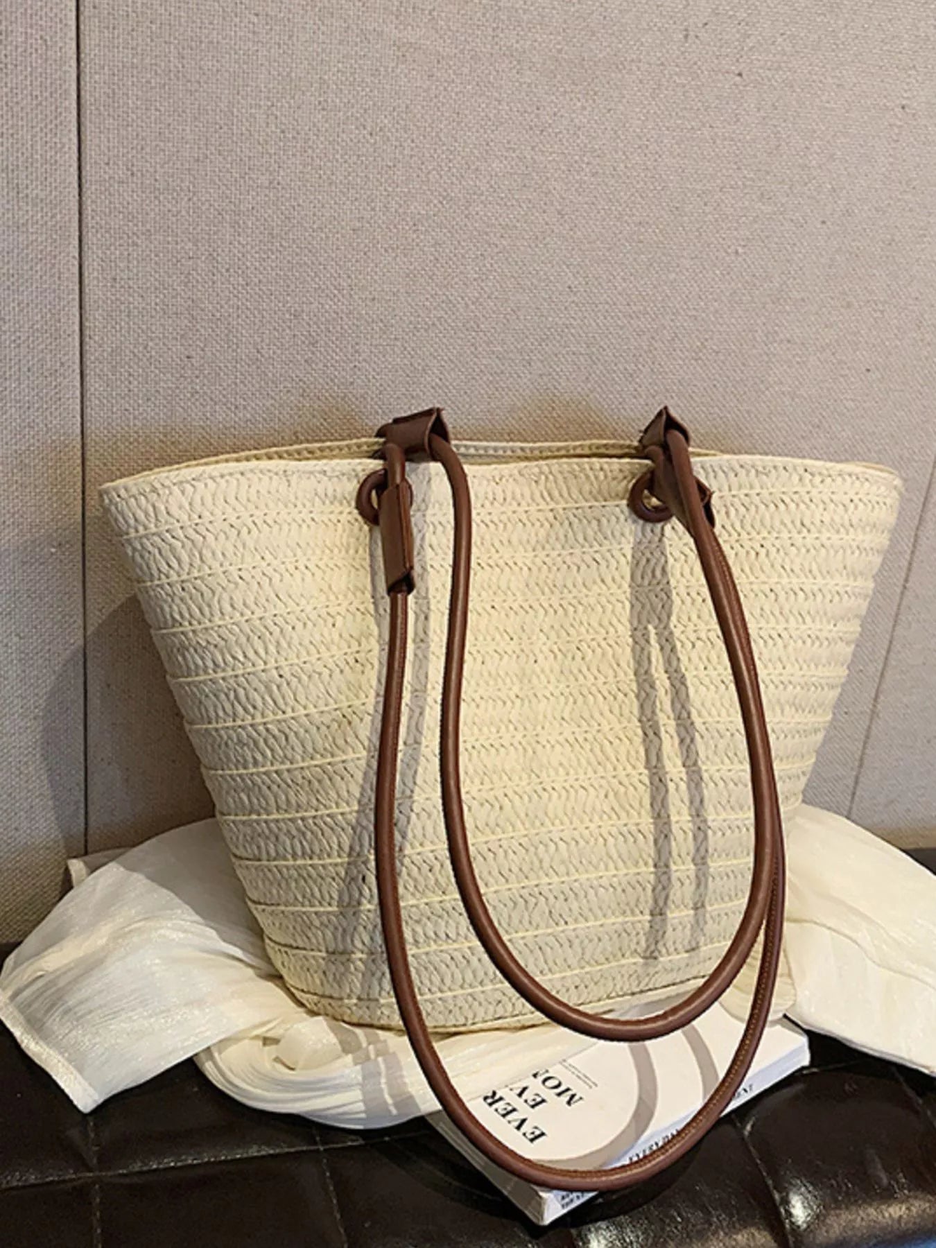 Straw Woven Shoulder Bag