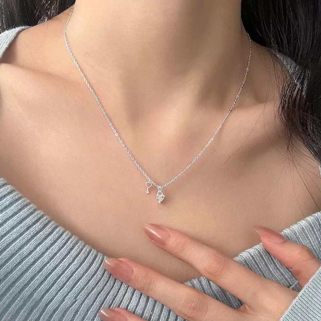 925 Sterling Silver Heart Necklace