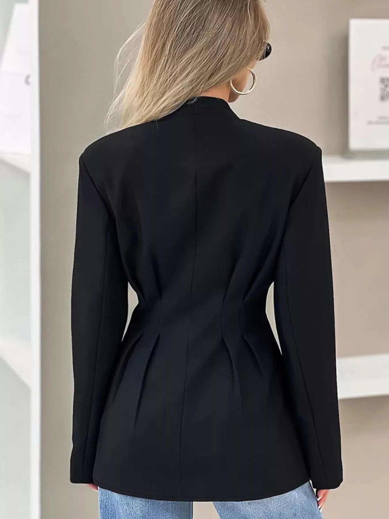 Fitted Button-Down Jacket