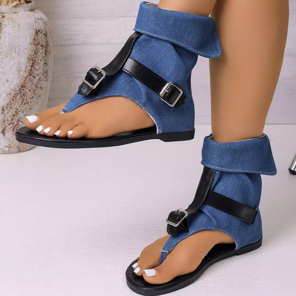 Toe Post Buckle Sandals