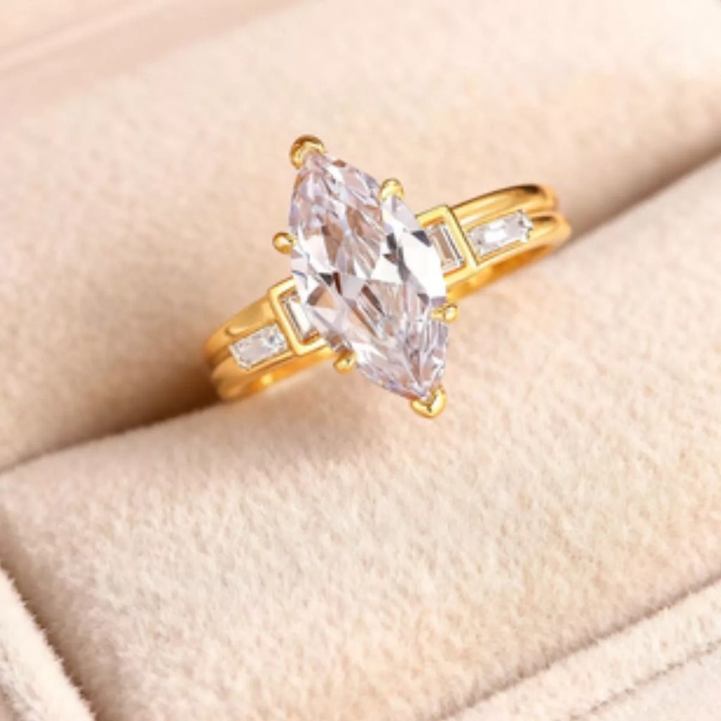 3 Carat Moissanite 925 Sterling Silver Ring
