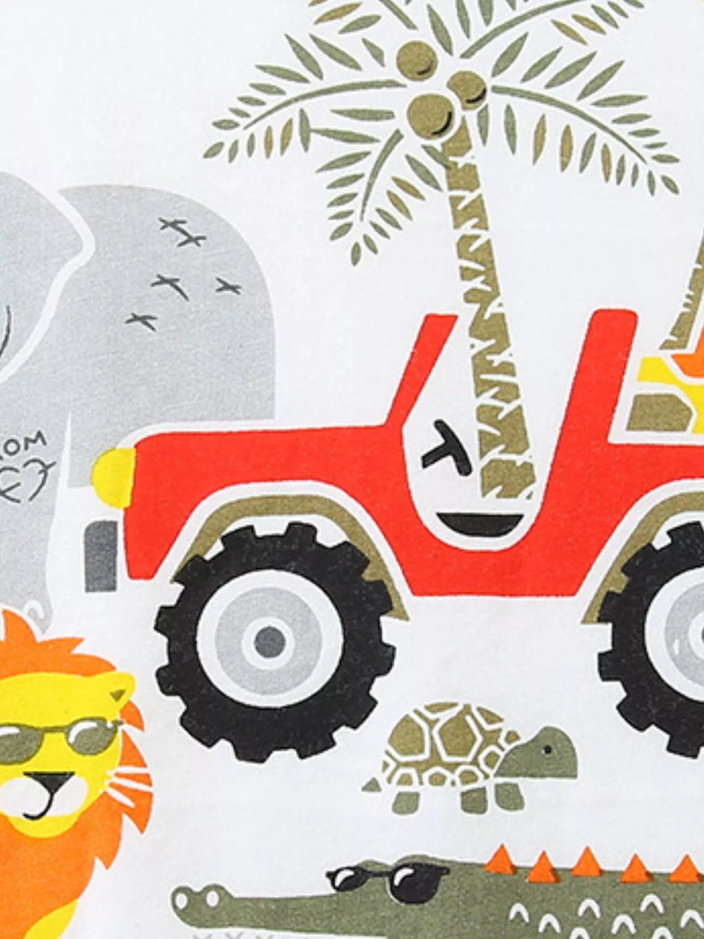 Children's Animal Graphic Tee and Shorts Set