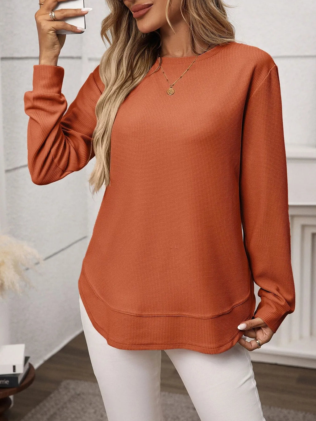 Long Sleeve Round Neck T-Shirt