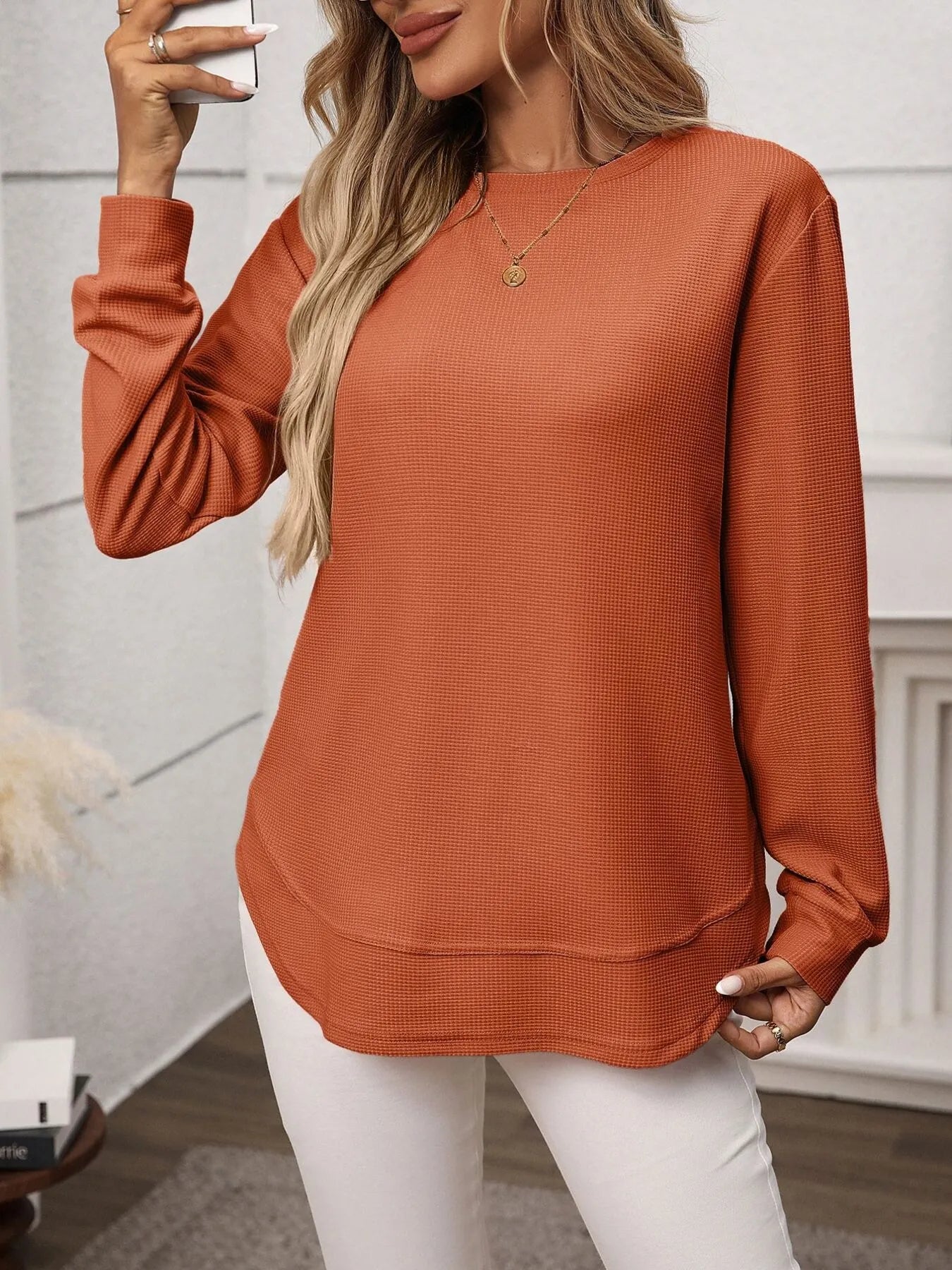 Long Sleeve Round Neck T-Shirt