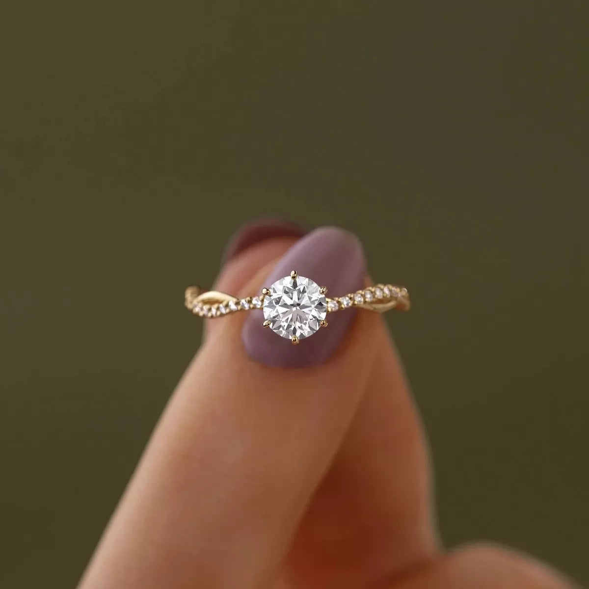 925 Sterling Silver Zircon Ring