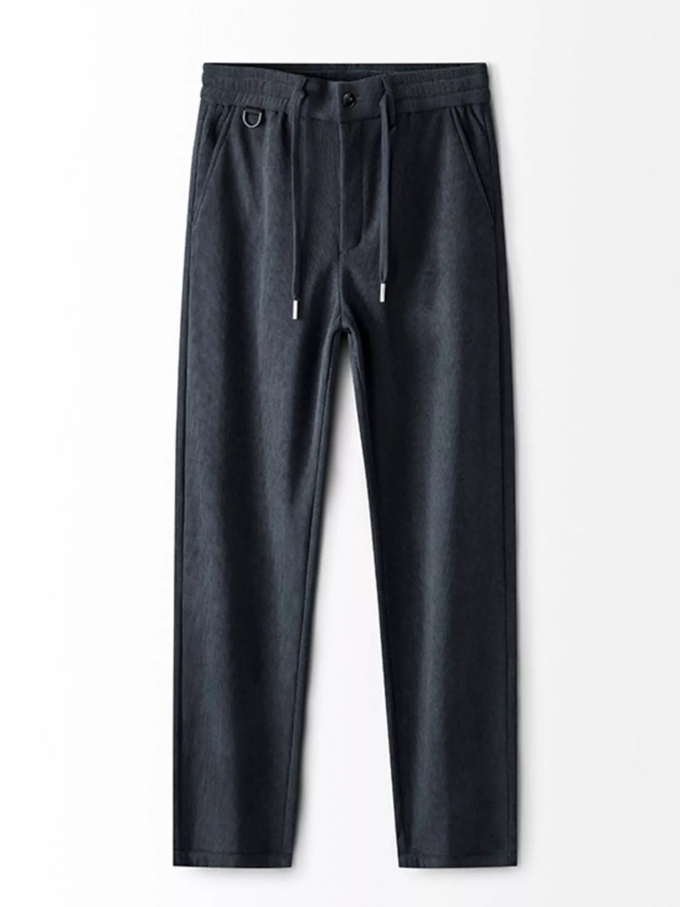 Men's Plus Size Straight-Leg Drawstring Pants