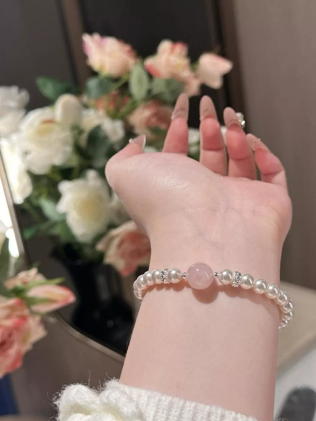 Alloy Pearl Bracelet