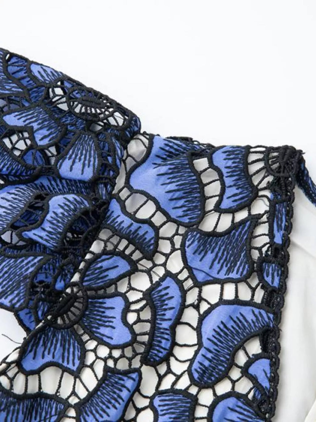 Printed V-Neck Ruffle Sleeve Midi Dress
