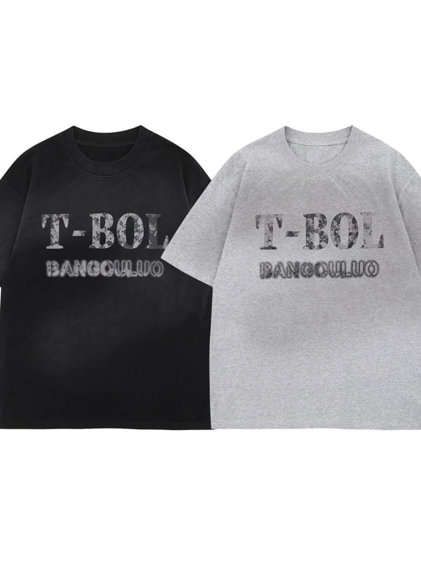 Men's Letter Graphic Round Neck Short Sleeve T-Shirt
