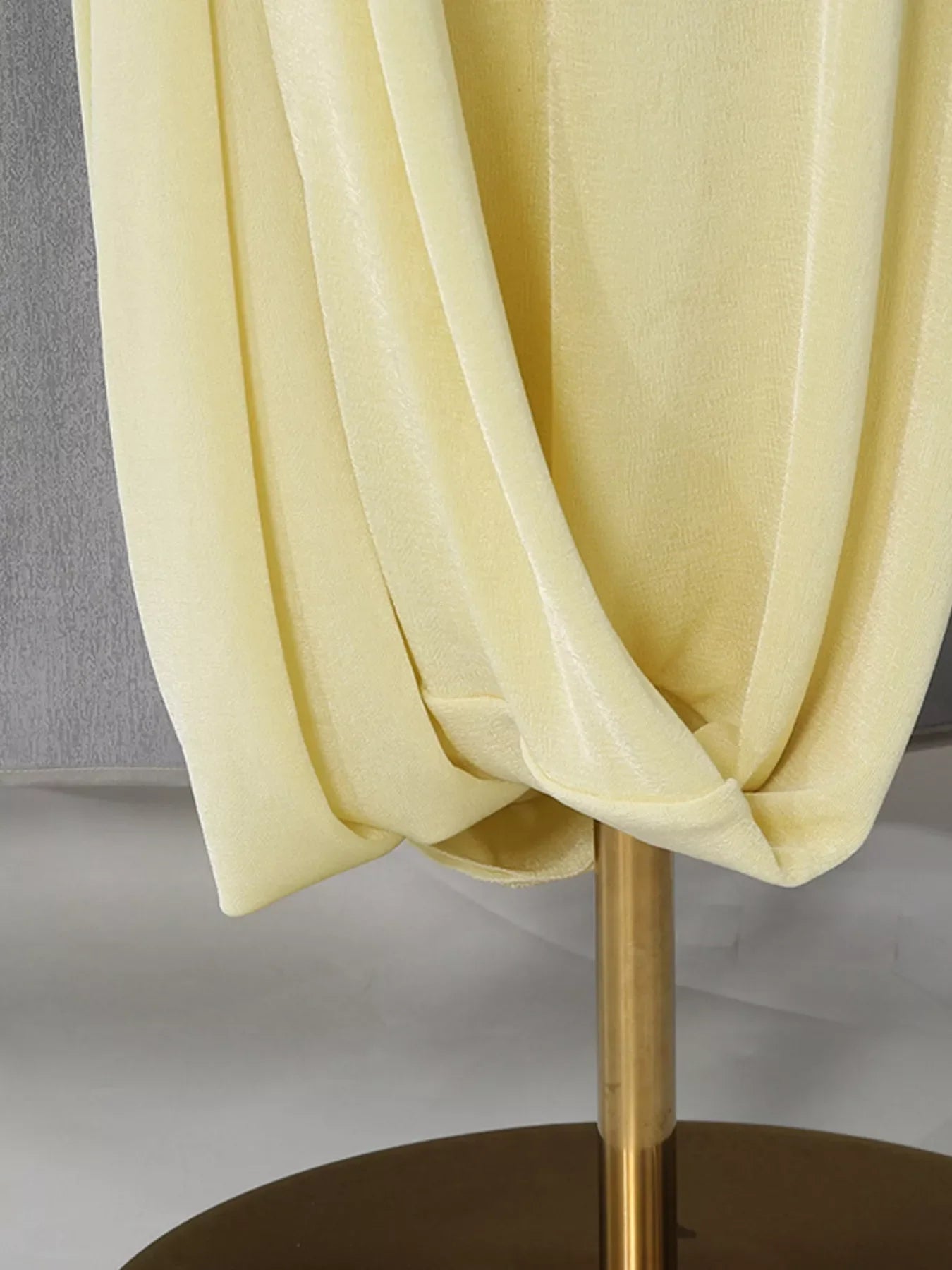 One-Shoulder Draped Maxi Dress