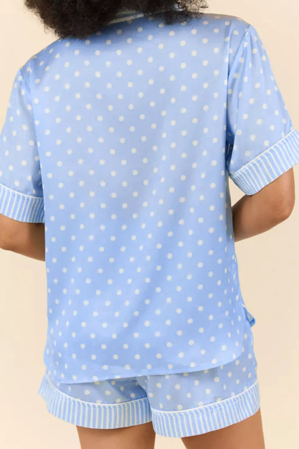 Dotted Print Soft Short Pajama Set