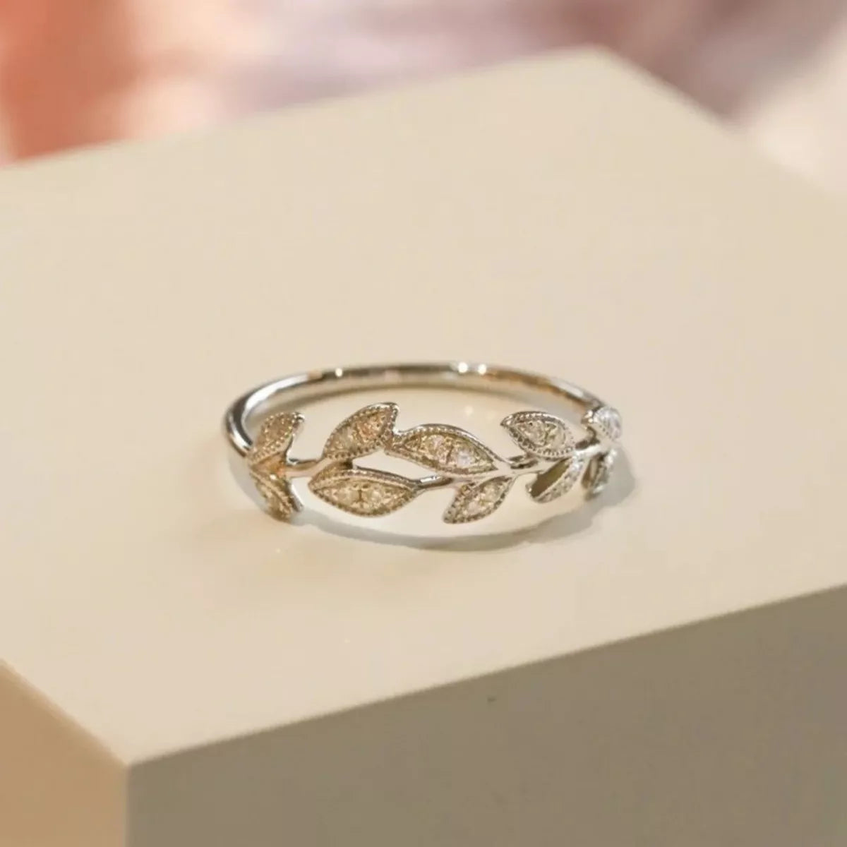 925 Sterling Silver Leaf Ring