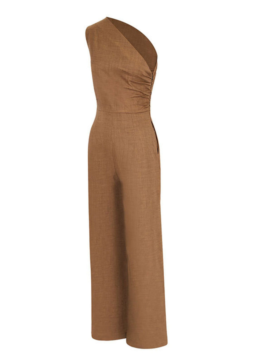 One-Shoulder Wide Leg Jumpsuit