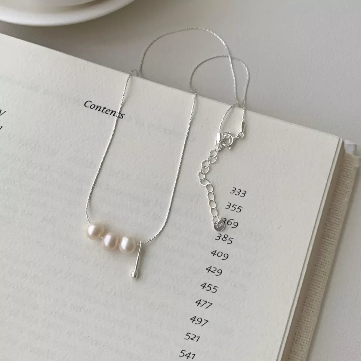 Freshwater Pearl 925 Sterling Silver Necklace