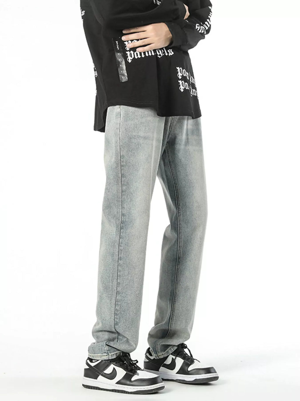 Men's Vintage Wash Loose Fit Jeans