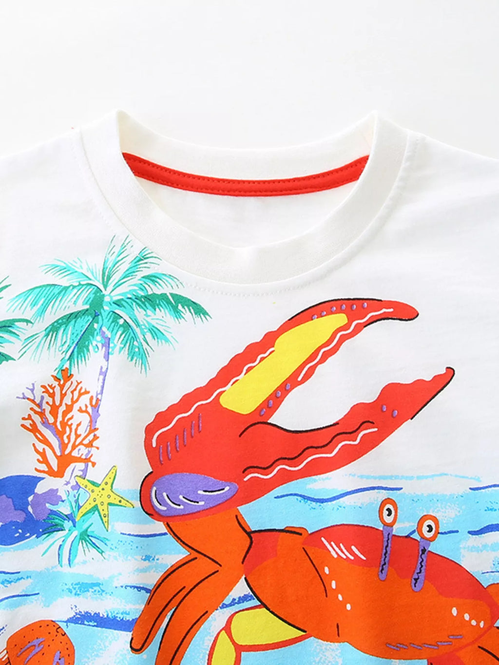 Children's Crab Round Neck T-Shirt