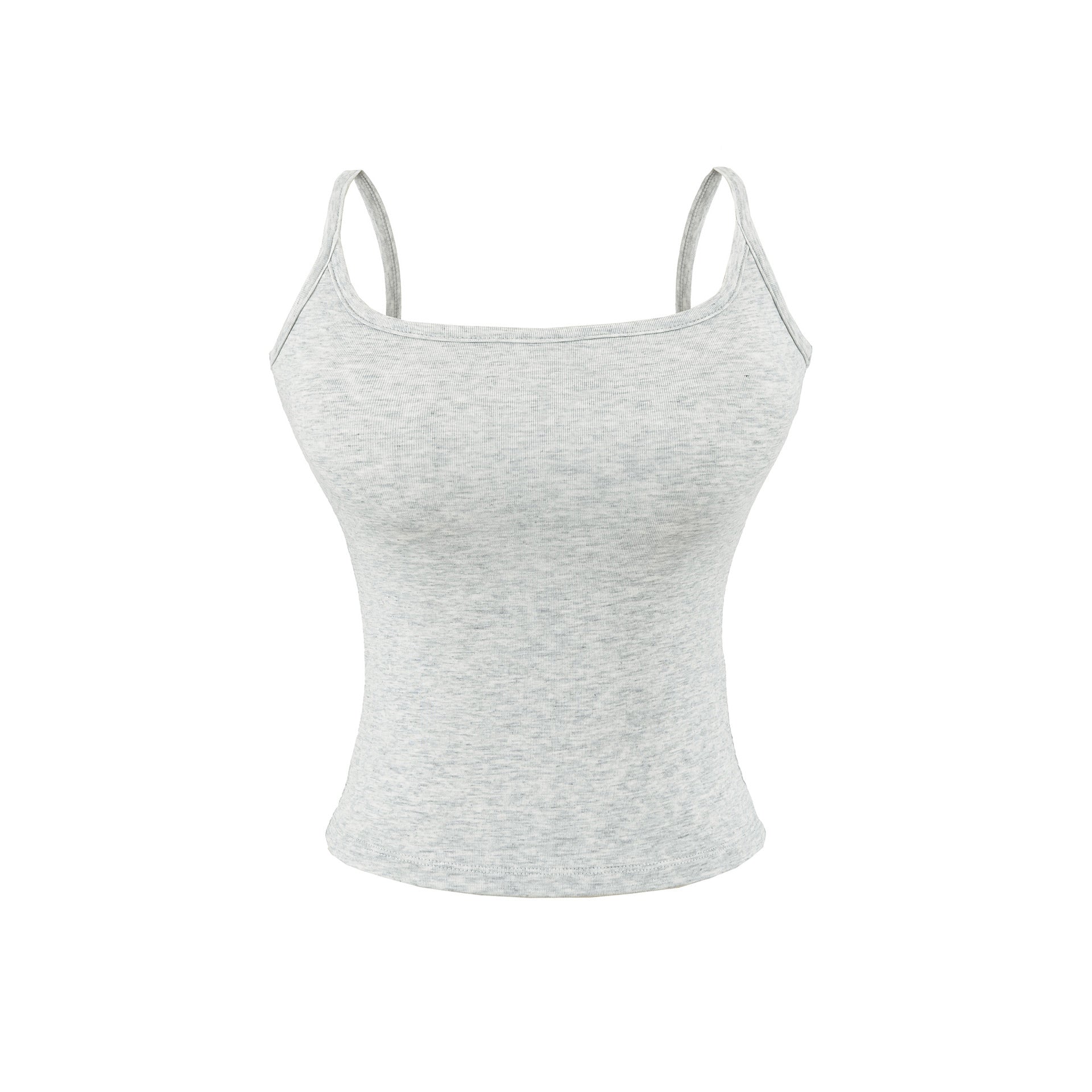 U-neck waist cinching tank top