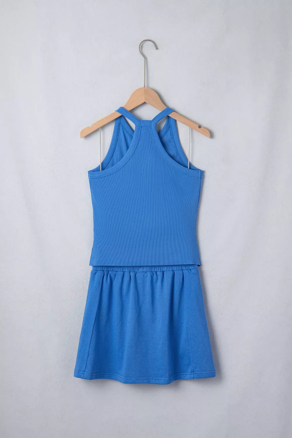 Sleeveless Cropped Top and Pocketed Skort Set