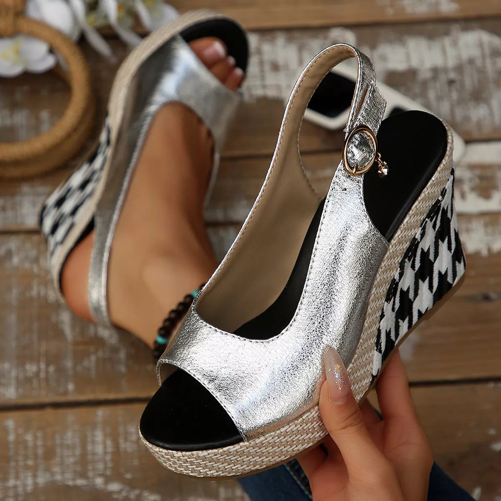 Open Toe Wedge Sandals
